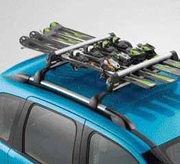 Roof Bars Ski Carrier - 4 Pairs (Requires Wiring