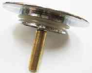 1meter metal knob & plug RAN - 1890 Brass bath