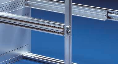 Accessories Vertical Divider Kits/Horizontal Mounting Kits Vertical Support Required for combined installation of single, double and triple Euroboards in one subrack.
