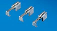 Fiberglass-reinforced polycarbonate (UL 94 V-1), RAL 7032 ESD clips, see below PCB Packs Order No.