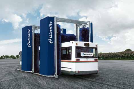 SPEED Commercial vehicle wash systems For perfection and speed it has to be WashTec. MaxiWash Vario Tandem: Two washing gantries for faster cleaning.