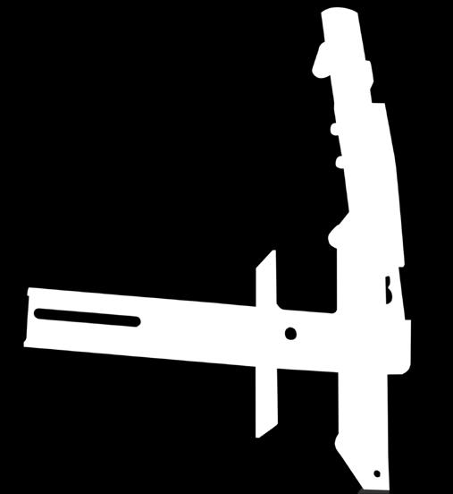 Rotation angle of manual lever about 190 causing reciprocating movement of the rod. Working stroke of rod is changable (104, 142, 186 mm.). Position indication is placed on manual lever.
