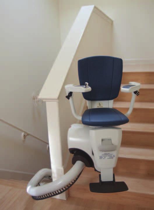Flow II curved stair lift Support Professionally installed by factory-trained technicians and backed by an industry leading 2-year drive train and parts warranty.