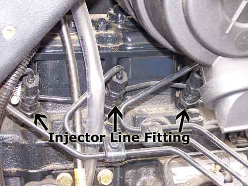 Open the bleed screw on the fuel pump 4. Close bleed screw when airfree fuel begins to flow 5. Put throttle in the highest speed position 6.