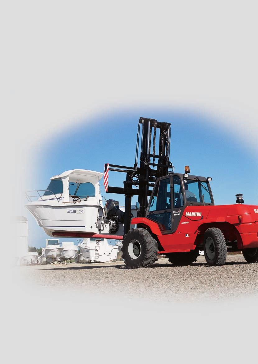 MC 60/70, heavy duty yard forklifts Whatever the load and the state of the ground, MC 60/70 trucks give top quality performance.