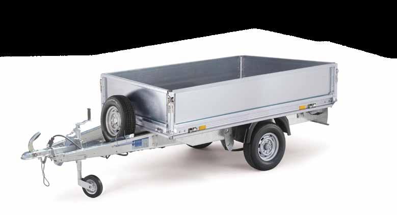 However there are some distinct benefits to having wheels tucked under the bed of the trailer: Dimensions in Metres Trailer Tyres A B C D E F G Gross Weight EL071-2012 145/80B10 3.29 1.39 0.99 0.66 2.