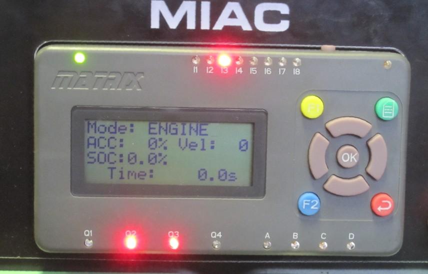 Page 6 Role of the MIAC The MIAC is an Electronic Control Unit that controls the power flow in the hybrid trainer It displays what is happening in the, and allows the user to control the system.