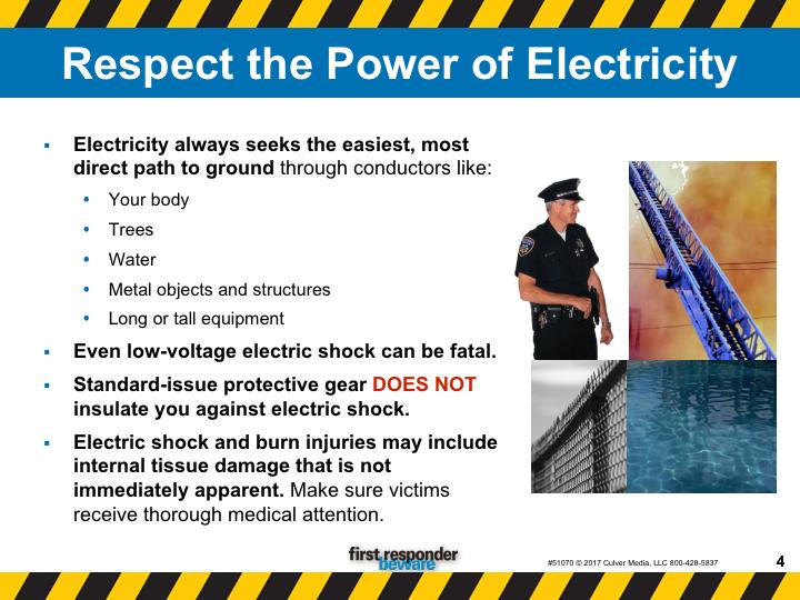 Respect the power of electricity. First of all, we need to know a few basic things about electricity.