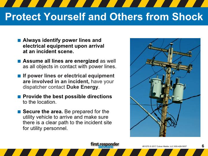 Protect yourself and others from shock. Adhering to some simple best practices can minimize the risk of electric shock.