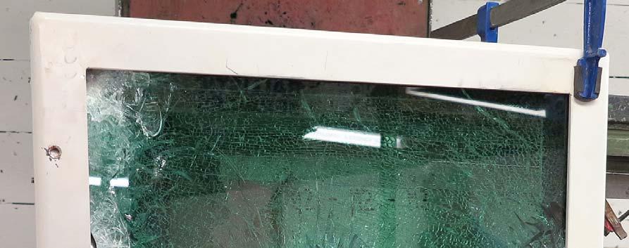 Bullet resistant security glass for interior and