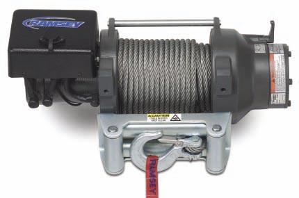 operate winch from up to 50' away Sleek new solenoid housing increases structural integrity of the winch Specifications - Patriot 9500 UT Rated line pull.