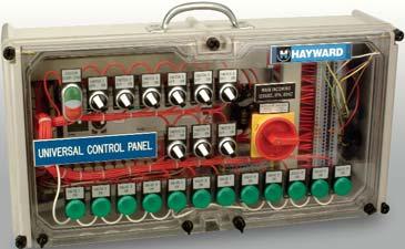 DEL ESC ALT OK HAYWARD Universal Control Panel For Control, Sequencing, and Monotoring of Automated Valves Overview Extremely flexible, low-cost Universal Control Panels are used to control the