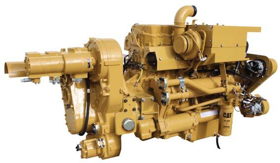 Power Train Engine The Cat C15 Engine is built for power, reliability and efficiency. The Cat C15 engine provides unequalled lugging force while digging, tramming and traversing steep grades.