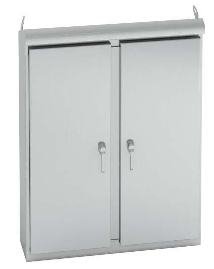 Ground-Mount Enclosures Type 4X ouble-oor EnviroShield Free-Standing with 3-Point Locking ata Sheet ccessories Full and half panels Side panels Swing panels Touch-up paint Mounting legs Rack angles