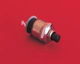Push Button MP0012/Col 22mm diameter Prominent Button Screw Terminals Brass, Chrome Plated Body, Glass
