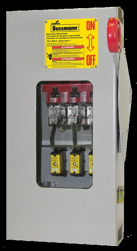 All-in-one solution The Quik-Spec Power Module elevator disconnect switch helps meet NEC 620.