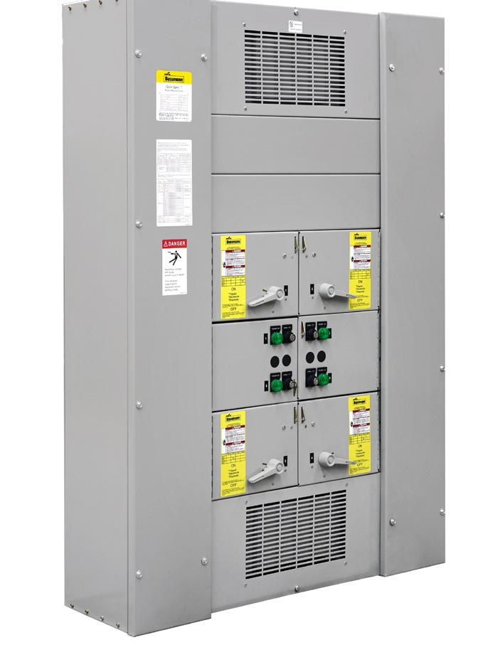 1 (ASME) requirements for elevator disconnect. Easy to specify with the Bussmann series Quik-Spec Power Module Switch build-a-code.