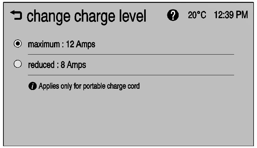 If the vehicle consistently stops charging after plugging in, or if a circuit breaker continues to trip, reducing to a lower charge level setting may resolve the issue.