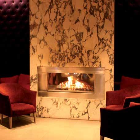 The Real Flame fire in the lounge is very popular with our guests.