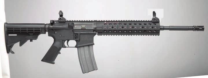 s tough as it is effective, the M&P15 comes standard with a chrome-lined 16-inch barrel, bolt carrier and gas key.