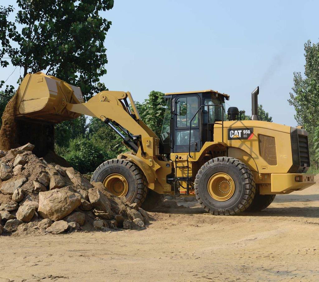 950 GC Wheel Loader Engine Engine Model Rated Net Power @ 2,200 rpm ISO 9249 Rated Gross Power @ 2,200 rpm ISO 14396 Cat C7.