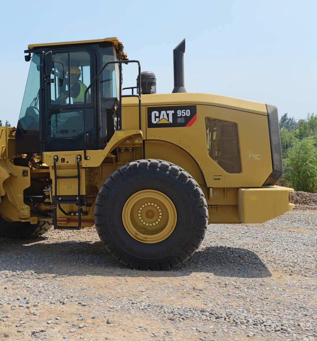 The new Cat 950 GC Wheel Loader is designed speciically to handle all the jobs on your worksite from material handling and truck loading, to general construction, to stockpiling.