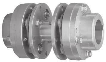 Three piece design features unitized center member assembly and two piloted hubs. Hubs are piloted fit to the factory assembled center member.