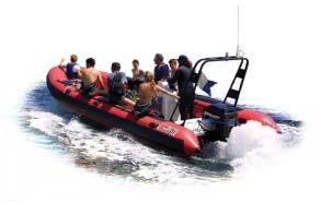 DR 600/750 These working Dive & Rescue craft are fast, strong, agile and spacious provided with a general purpose hull.