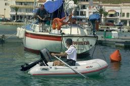 Its multiple uses make it ideal for shore access when anchoring, transporting people, goods or equipment
