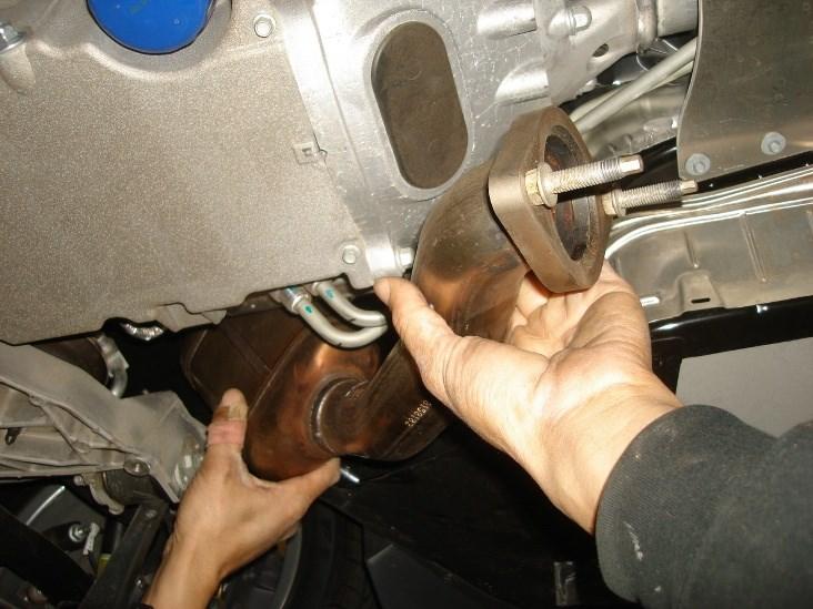 Figure 5A 5. Unbolt and remove the dipstick from the passenger side of engine.