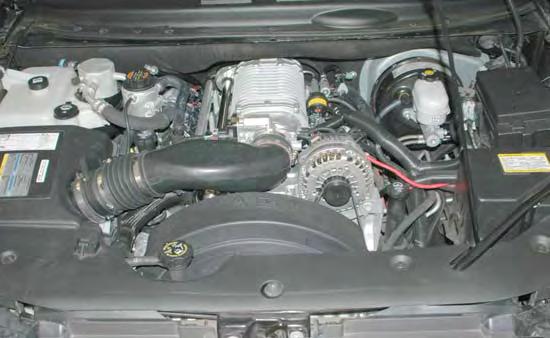208. Install the RADIX SS Vacuum Routing Diagram, Intercooler/Belt routing information and Premium Fuel stickers on the