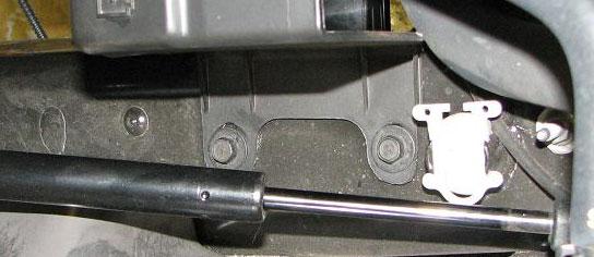 Use the DT-47731 Transmission Cooler Quick Disconnect Tool to detach two oil lines from the oil cooler. 45.