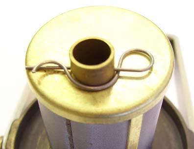 CAUTION: Damage to filter can occur if excessive force is used during cleaning. (5) Fuel Filter Housing - Assembly (a) If removed, install filter assembly. (b) Secure filter with pin.
