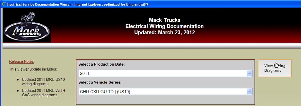 Electrical Schematics Viewer The Mack Electrical
