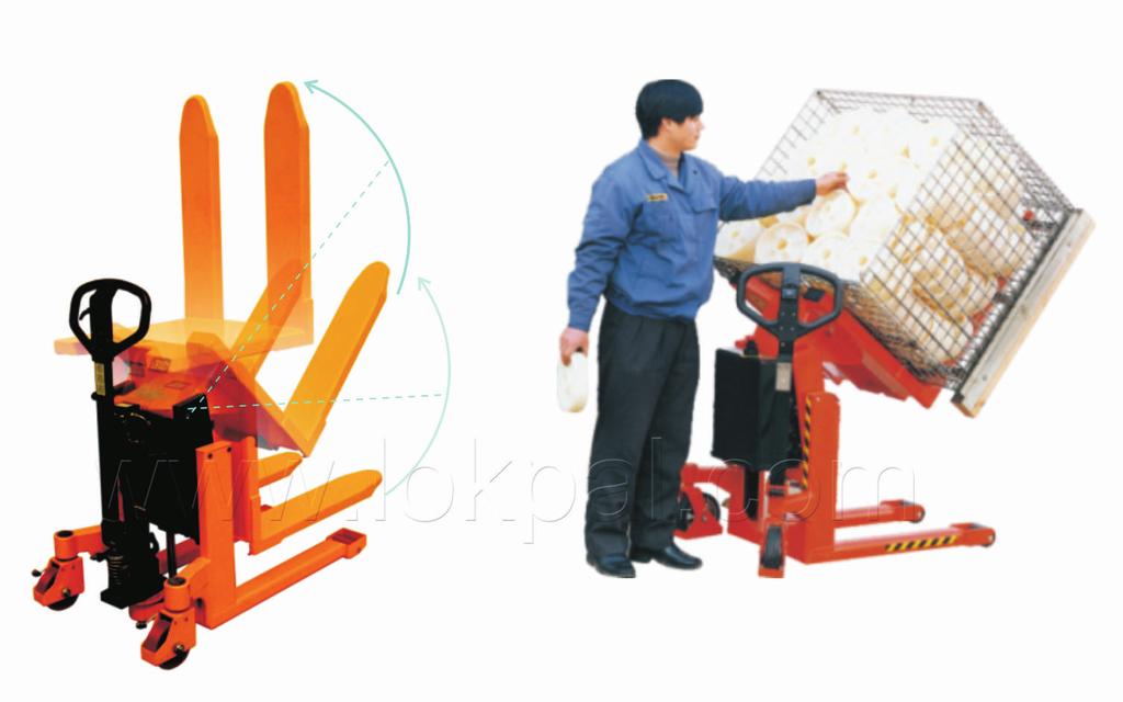 PALLET TILTER HULK Pallet Tilters are remarkably flexible and are specially designed to give the user an ergonomically correct position for filling or emptying crates or
