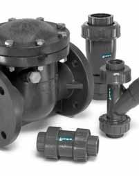 CHECK AND VENT VALVES Check valves should be used whenever there is a need to prevent back-flow of process media.