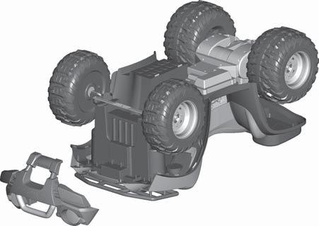 Assembly WARNING Children can be harmed by small parts, sharp edges and sharp points in the vehicle's unassembled