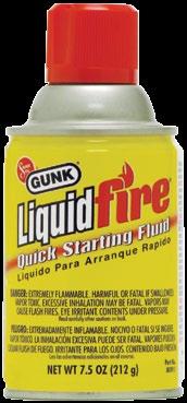 Starting Fluid and Gas Additives Liquid Fire Starting Fluid Fuel Injector & CarbMedic