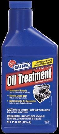For oil leaks at gaskets, timing chain covers & main seals.