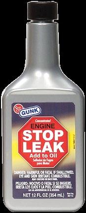 Rejuvenates old oil seals & gaskets that have shrunk. Will not plug oil filters or clog oil passages. Seals pan gaskets, valve cover gaskets, timing gear, main bearings and oil seals.