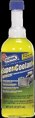 Prevents engine overheating, vapor lock, acid formation, corrosion, and rust. Prevents coolant/anti freeze loss due to overheating.
