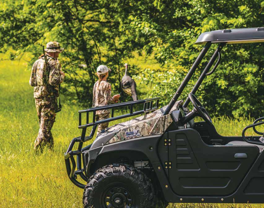 A LL E LECTRIC LONGEST ELECTRIC RANGE... RUGGED DURABILITY. The HuntVe 4x4 Game Changer TM is the planet s most dynamic electric 4x4 UTV.
