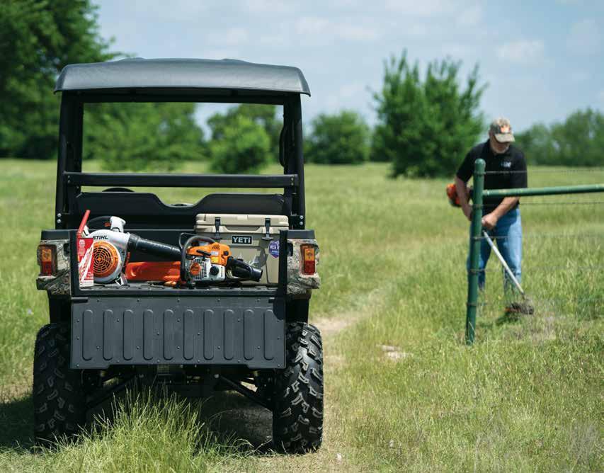 enjoy the ride - supreme performance The HuntVe Terlingua TM sports a powerful 72 volt electric system along with the smooth ride of a 4-wheel independent suspension.