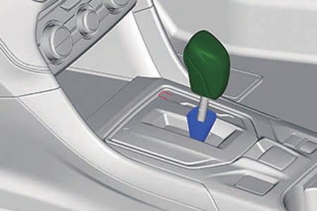Illustration 3 (3) Remove the selector knob (Illustration 3) Pull down the boot