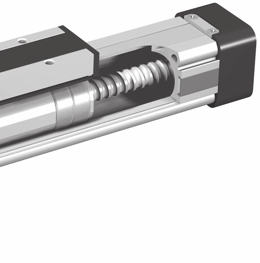 POWERSLIDE Roller bearing precision guidance for smooth travel and high dynamic or