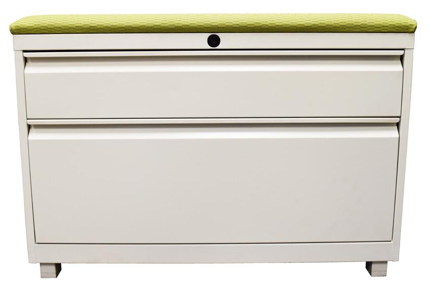 Low Storage, Two Drawer - 30 width SKU: DS-2D-30-FP-M Our metal low storage two drawer files are available in 30, 36, and 42 widths with square legs and a full pull.