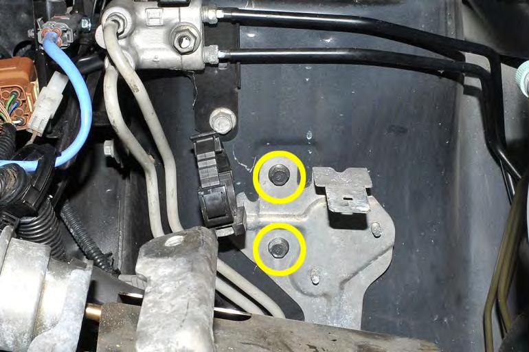 18. * 2006-07 WRX / 2007 STI Only - Remove main wiring harness bracket using