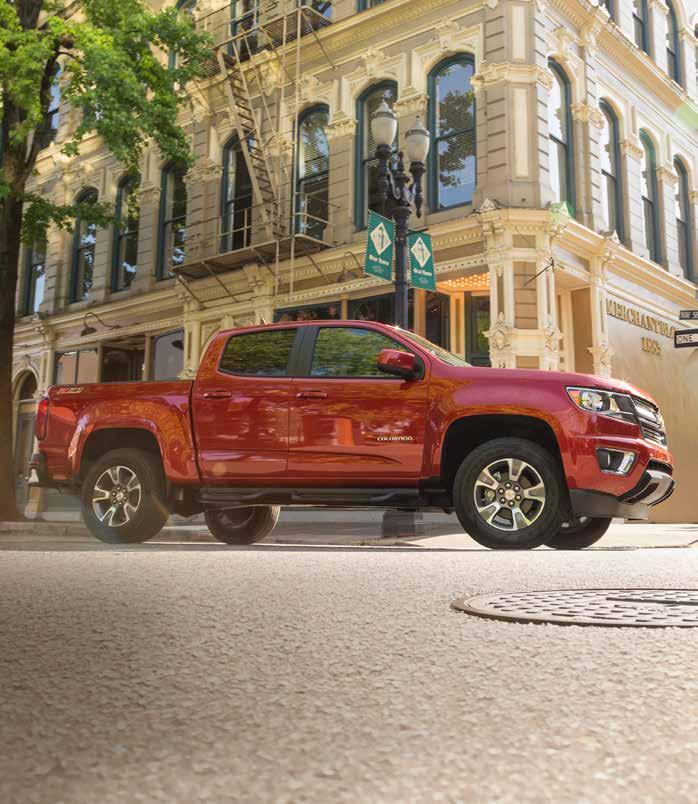 THE ALL-NEW COLORADO. MOTOR TREND S 2015 TRUCK OF THE YEAR. When you step into Colorado, you ll know you want a truck. The advanced technology will keep you connected and entertained.