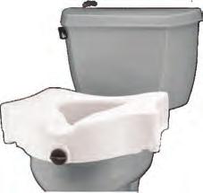 25 lb Adds 5 to the height of the toilet seat to aid in Arms provide support