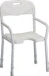 SHOWER SEATS Shower Chair 9401 with U-Shaped Cutout U-shaped design for